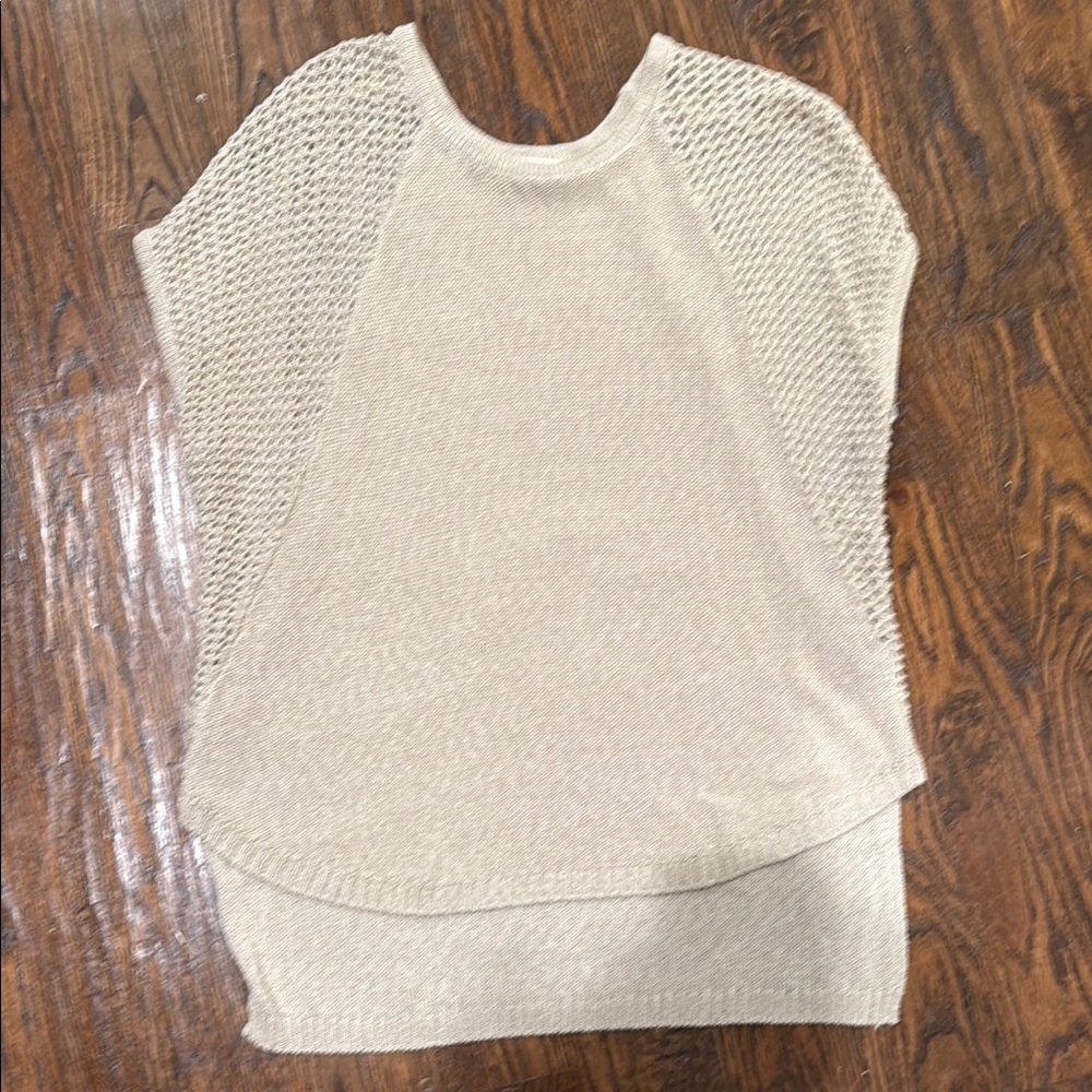 Beige Knit  Top